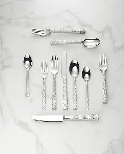 Miniatura 7 de Kate Spade New York Charlotte Street - Juego de cubiertos de 20 piezas, 4.30 libras, metálico