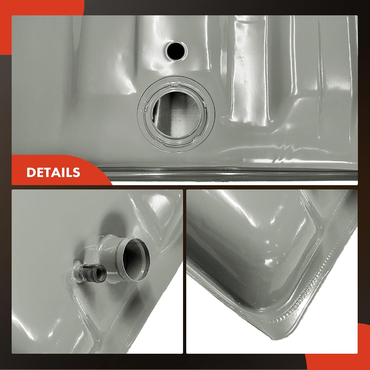 A-Premium Fuel Tank with Lock Ring & O Ring Compatible with Ford E-150 Econoline 1986-1991, E-250 Econoline E-150 Econoline Club Wagon E-250 Econoline Club Wagon E-350 Econoline Club Wagon 1986-1987