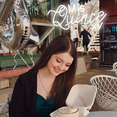 Miniatura 4 de Letrero de neón con texto en inglés "Mis Quinceañera" para decoración de pared de dormitorio, letreros de luces de neón blancas, letreros de luz de