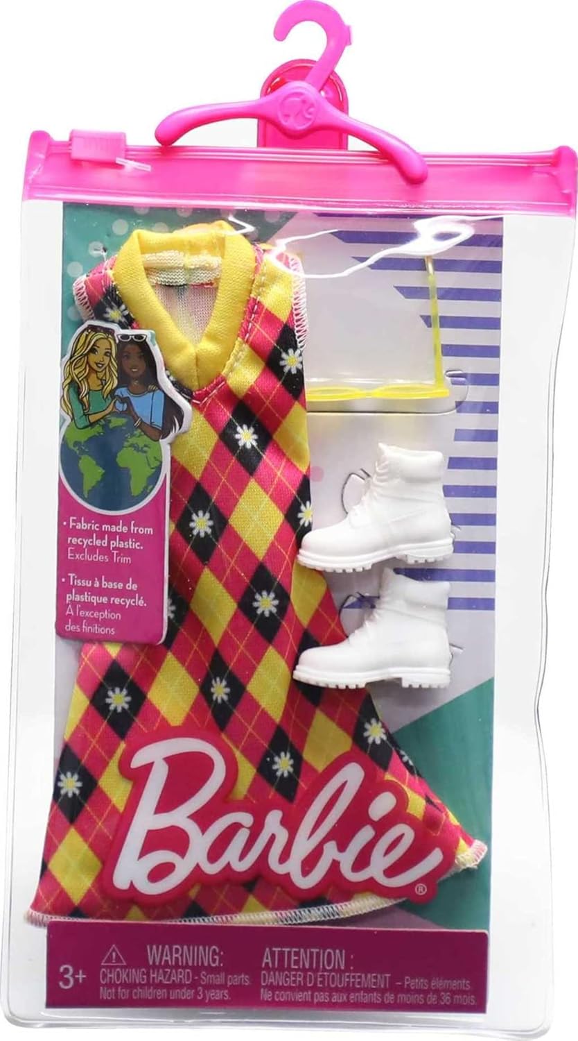 Barbie Mattel Fashion Clothing Complete Look and Accessories Mod Sdos (HJT17)