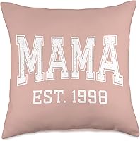 Vista 4 de Mama Est 1998 Custom Mom Personalized Mothers Day Customized Throw Pillow