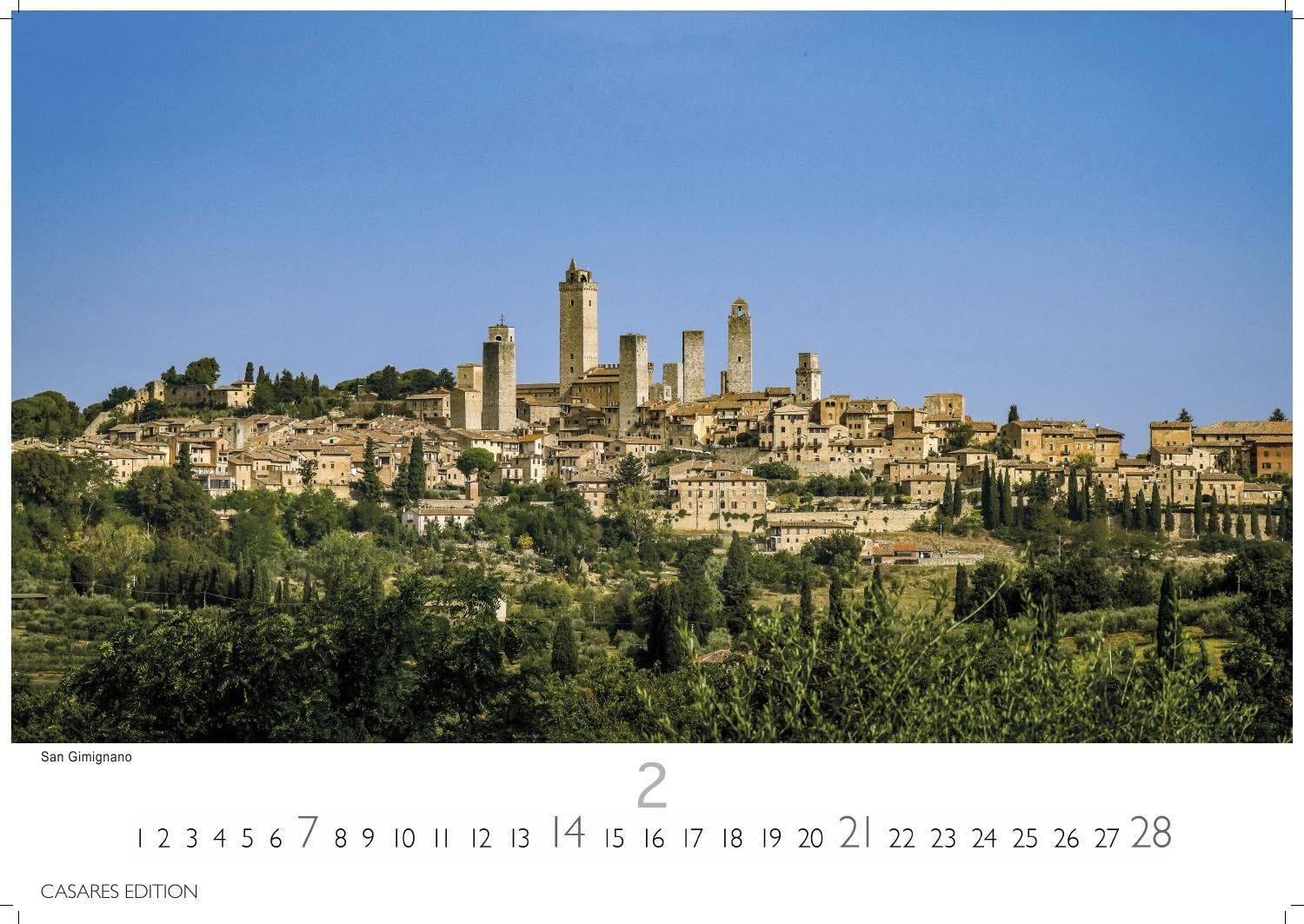 Toskana Kalender 2027 – Wandkalender | Fotokalender Italien 24x35 cm - mit malerischen Fotos der Toskana- Italien