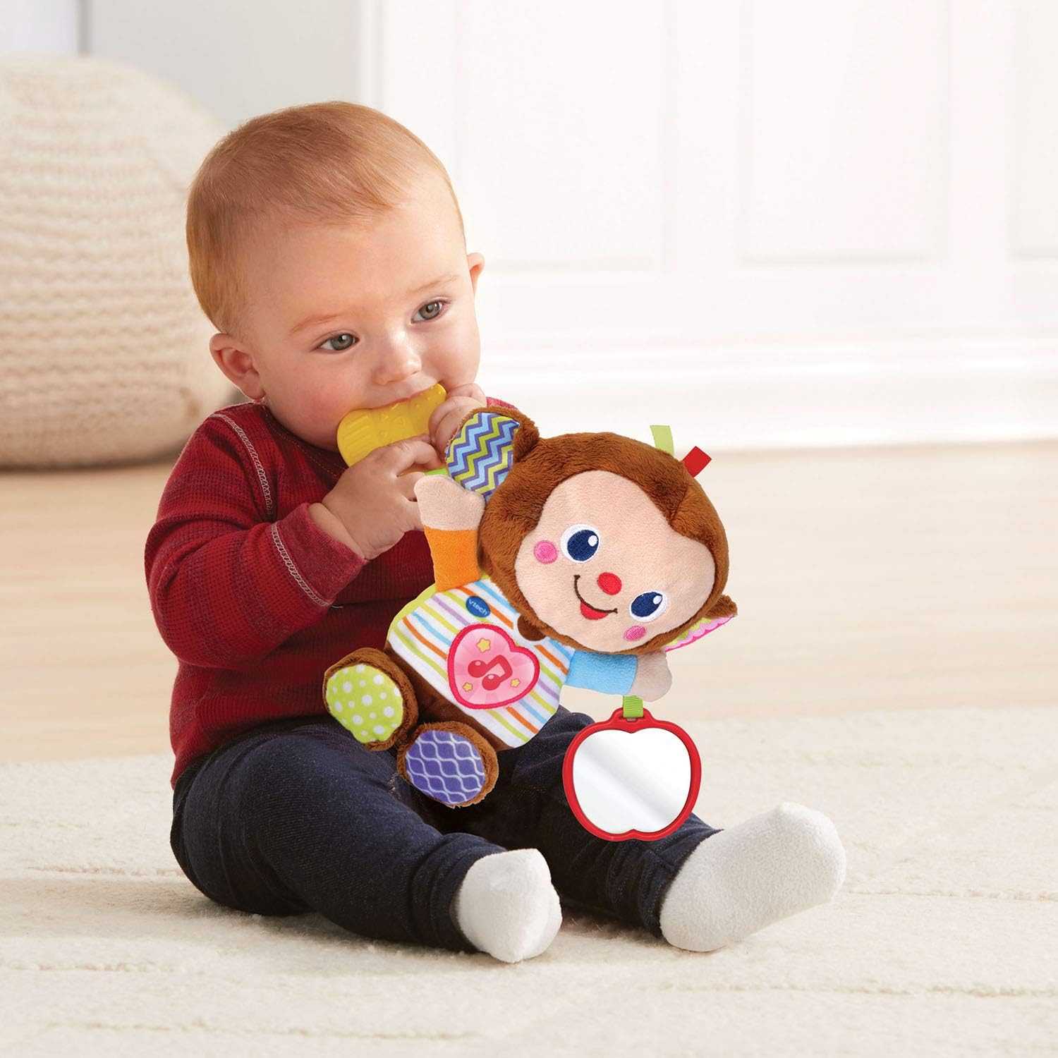 VTech Cuddle and Swing Monkey, Multicolor