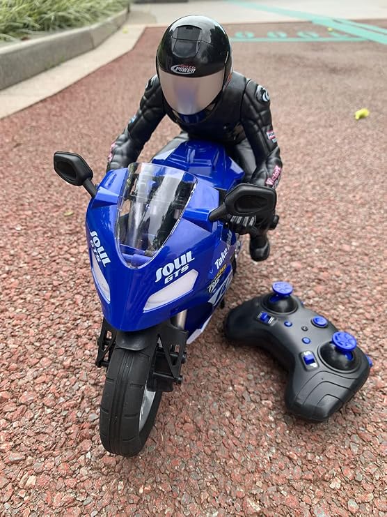 2.4G Remote Control Motorcycle RC Stunt Vehicle Electronic Dift Racing Cars 1:16 Scale with Self-Balancing Single-Wheel Functions