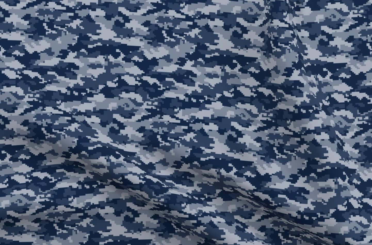 Digital Camouflage Navy Camo Army Blue Petal Cotton Nepal Ubuy