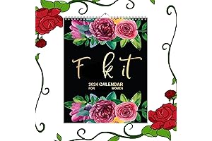 2024 Fuck It Calendar - The Essential Swear Word Calendar for Tired Women