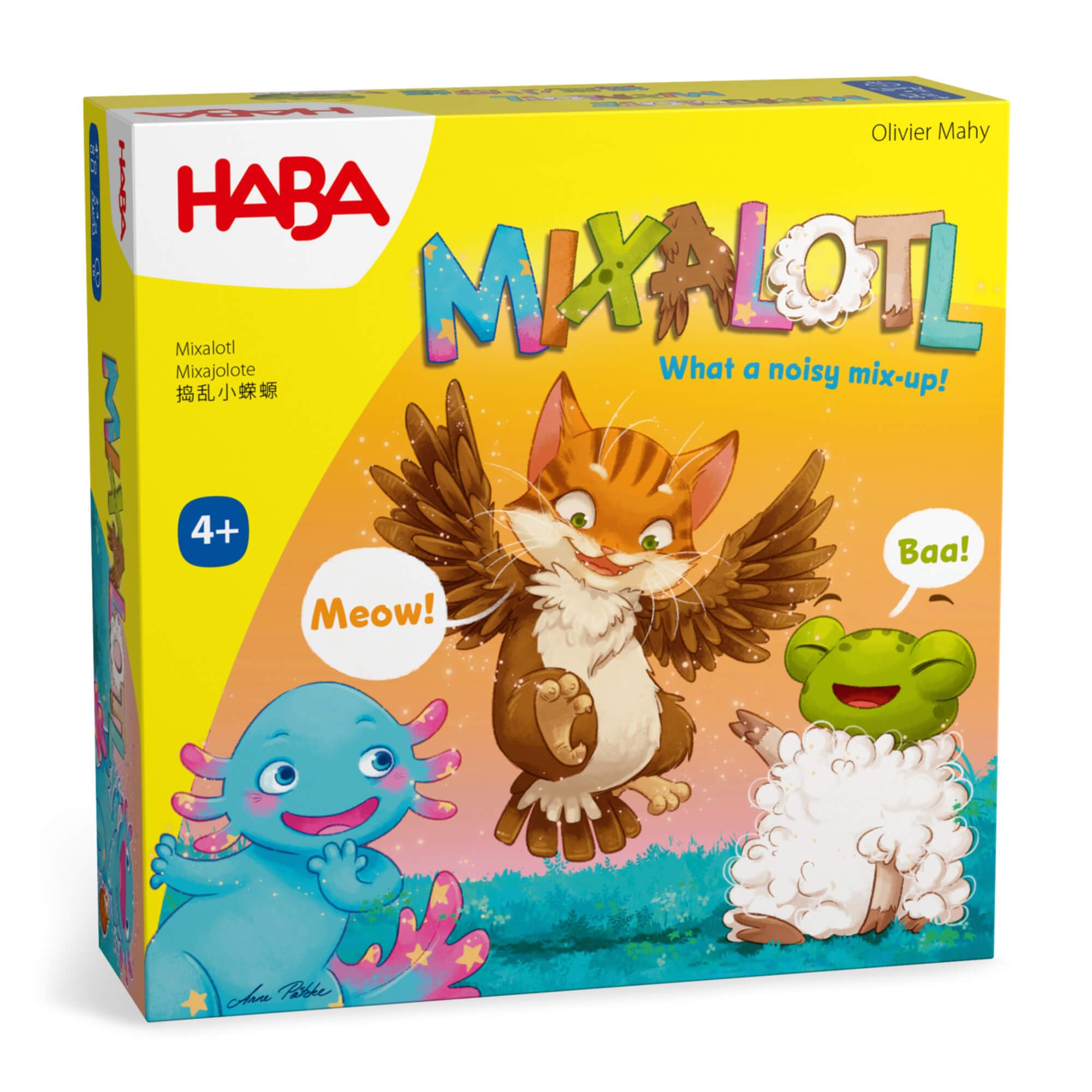 Mixalotl: Fast-Paced Animal Matching Game for Kids Ages 4+, Family Card Game with Mixed-Up Sounds & Reactions, Fun for Children and Adults