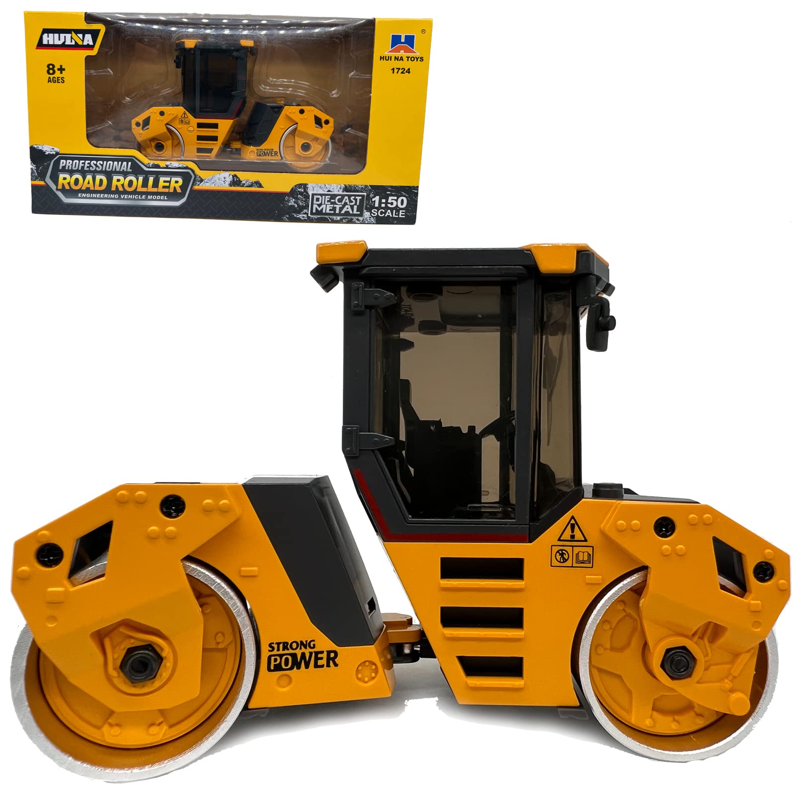 Garbage Truck Toy Gemini&Genius Double-Drum Road Roller Toy