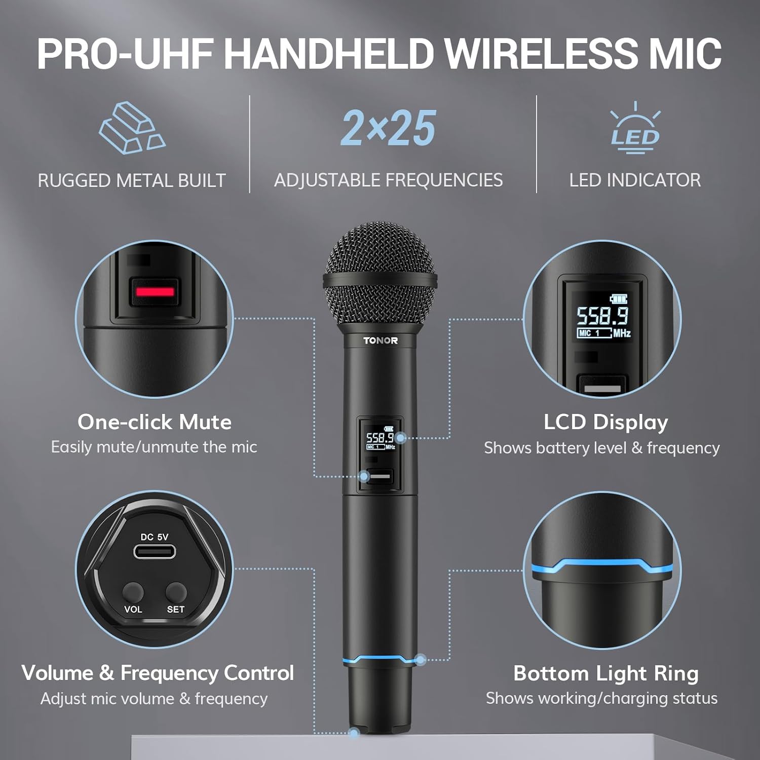HighPerformance TONOR TW720: High-Performance Wireless Microphone System for Every Occasion TONOR TW720: High-Performance Wireless Microphone System for Every Occasion