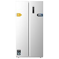 Cecotec Frigorífico Americano 2 Puertas Bolero CoolMarket SBS 430 Inox E. Side by Side de 430 L