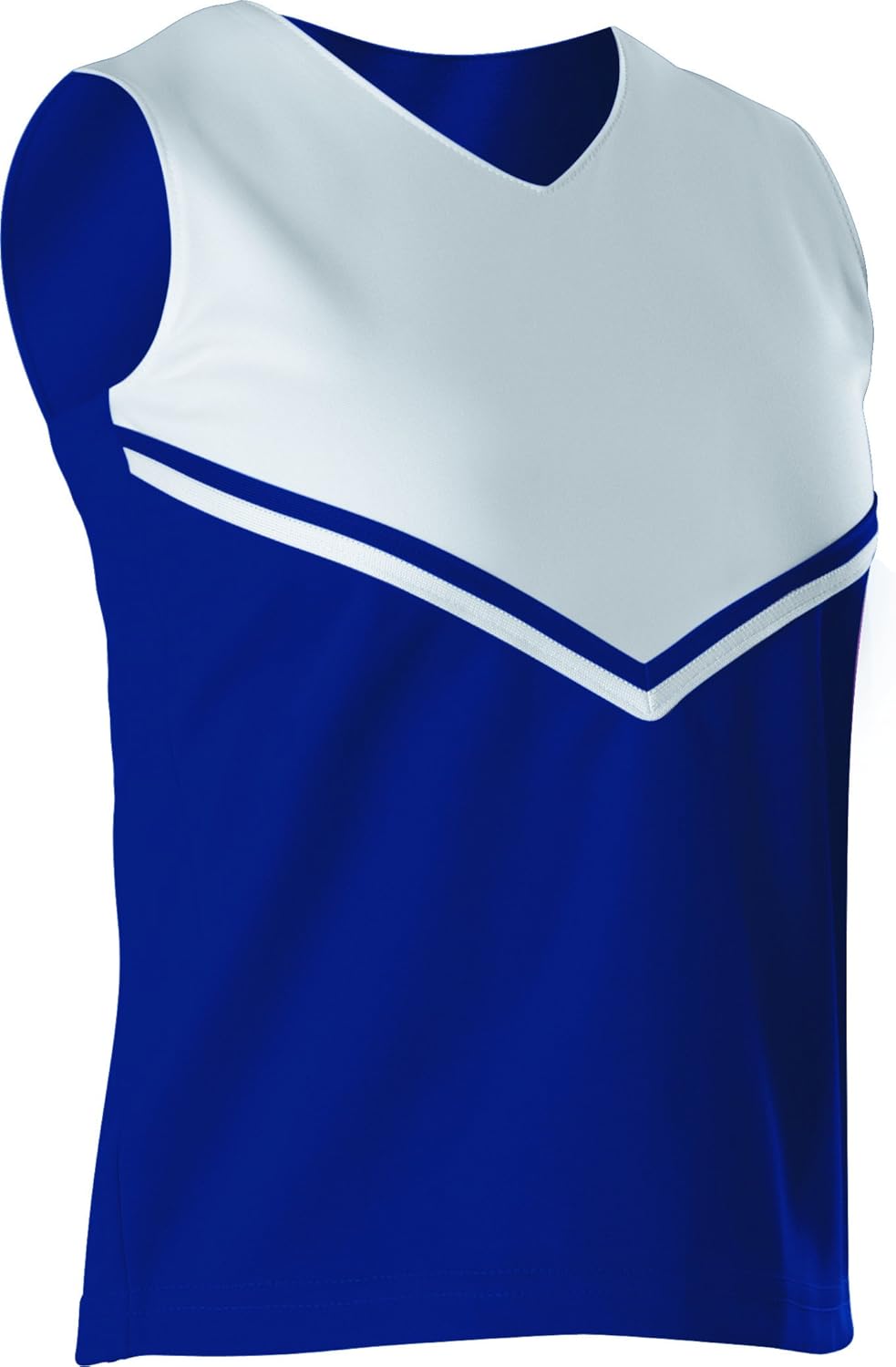 Alleson Women's Cheerleading V Shell Top with Braid