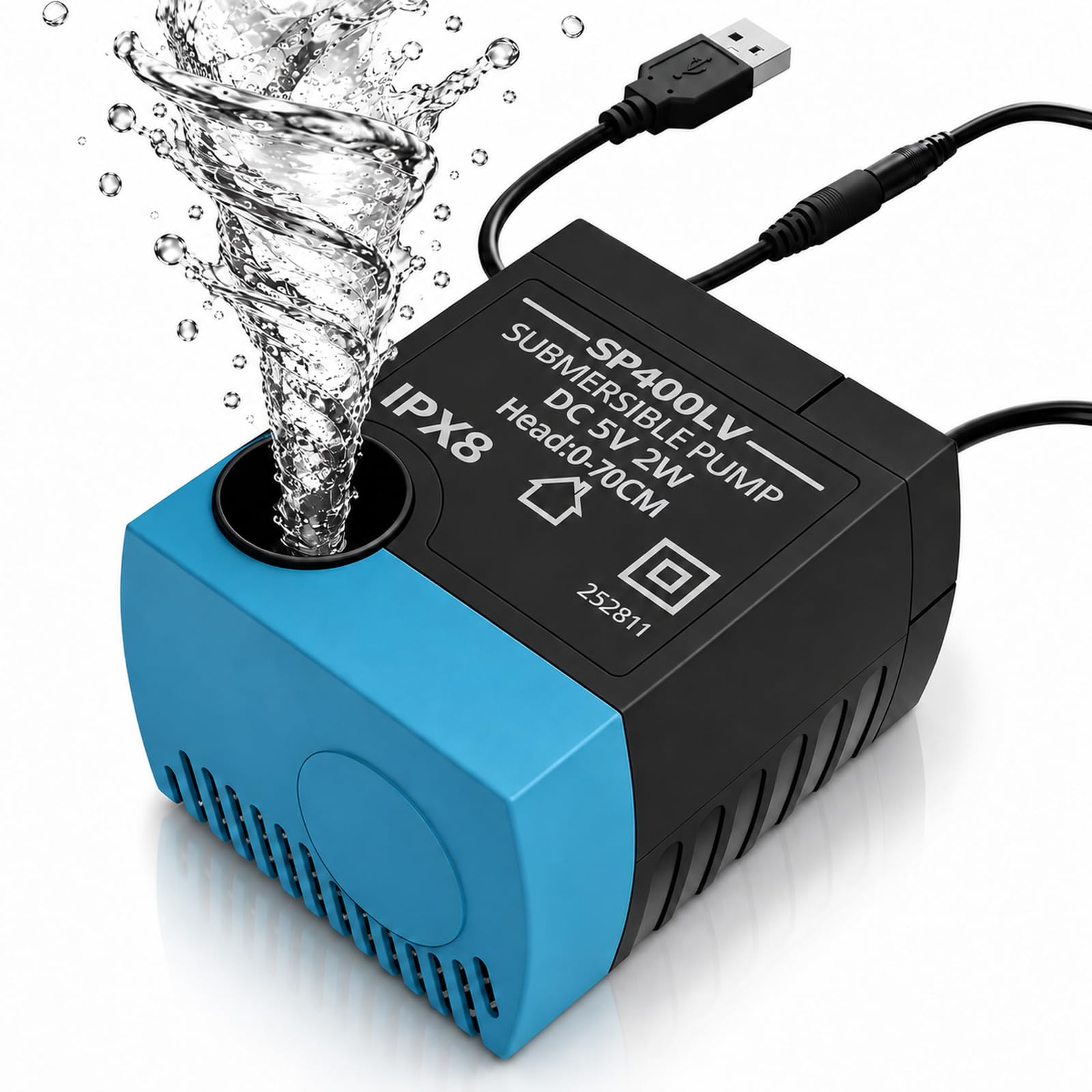 SP-400LV Submersible Pump,Replacement Cat Water Fountain Pump,Ultra-Quiet | Compatible wi…