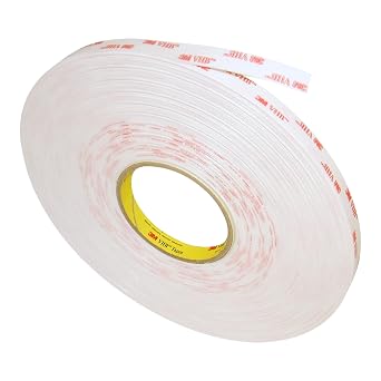 3M 4950/WI0536 Scotch 4950 VHB Tape 1/2" x 36 yd., White