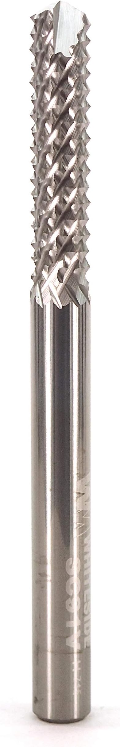 Whiteside SC34 Flat Bottom Veining Router Bit - 3/16" Carbide Bit For Woodworking & CNC Carving