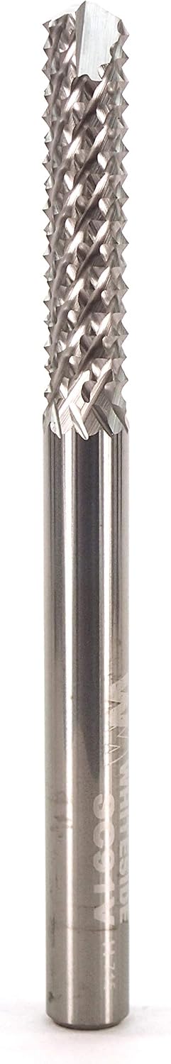 Whiteside Router Bits SC91V Solid Carbide Fiberglass Bit with 1/4-Inch Cutting Diameter and 1-Inch-Inch Cutting Length