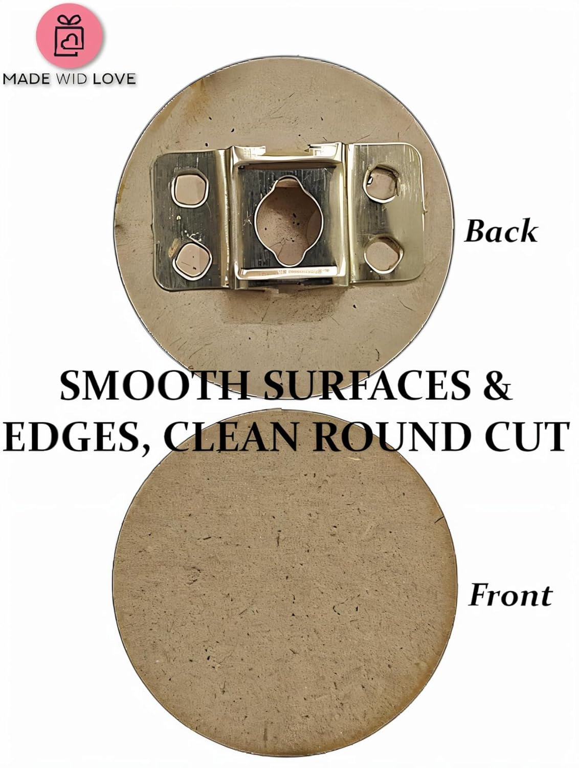 Set of 15 Strong MDF Wall Hanging Hooks for Clocks, Frames, Paintings & Plates ? Sturdy, Easy to Use, Ideal for DIY & Home Decor Projects, Gold