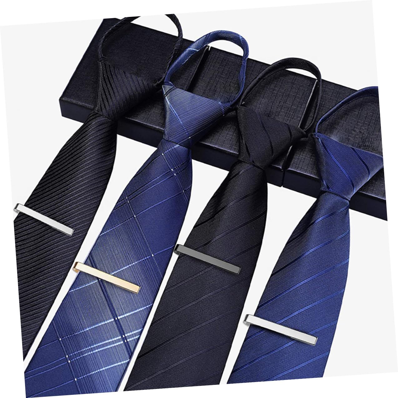 3 Stück-pack Goldene Krawattenklammern aus Kupfer für Herren Klassisch und Stilvoll für Hochzeiten und Business Meetings Praktisches und Modisches Accessoire