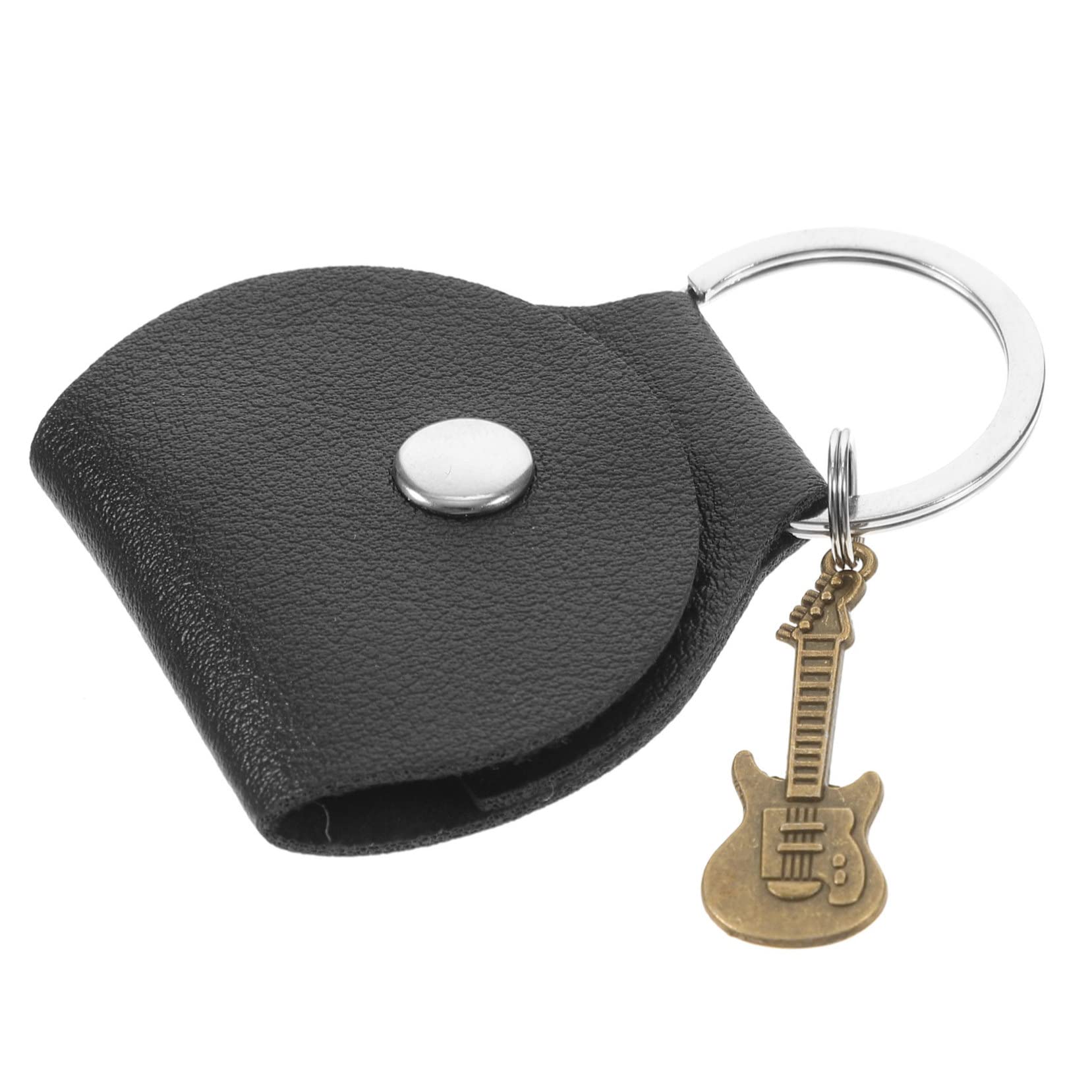 ifundom Guitar Picks Holder Keychain Case Sturdy Picks Storage Bag for Guitar Accessories Unique Pendant Design for Easy Organization present for Musicians and Guitar Lovers