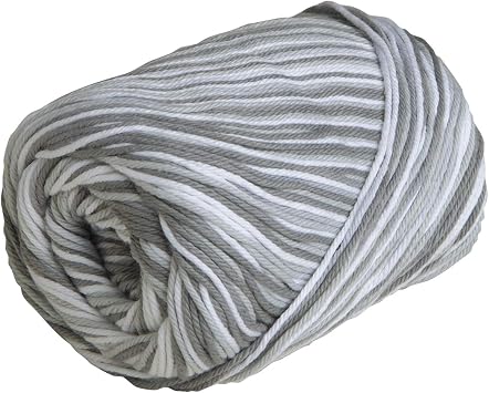 Knit Picks Dishie Gray Worsted Cotton Yarn - 3.5 oz Pebble