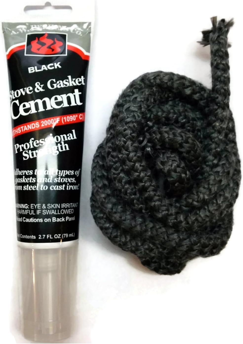 Midwest Hearth Wood Stove Replacement Gasket Kit for Woodburning Stoves Graphite Impregnated