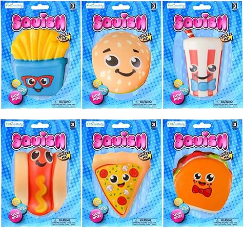 Miniatura 7 de ArtCreativity - Juego de 6 juguetes para niños de levantamiento lento y alivio del estrés en 6 bonitos diseños, regalos de fiesta de cumpleaños y