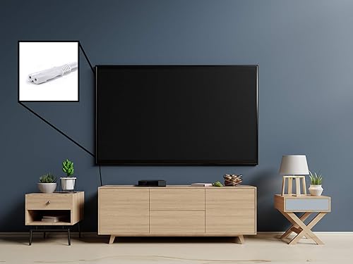 Miniatura 7 de Cable de alimentación polarizado de 2 clavijas con núcleo de alambre de cobre  (cuadradoredondo) para satélite, CATV, sistemas de juego y más  NEMA