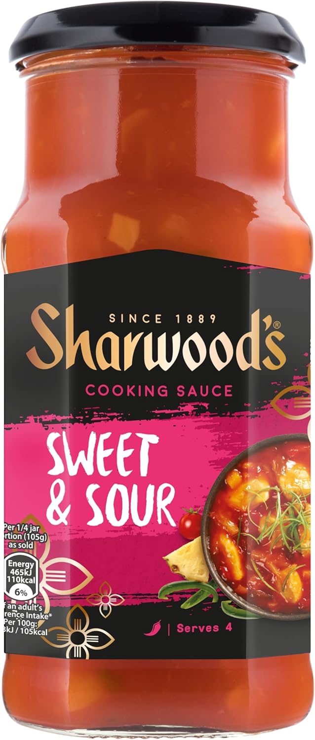 Sharwood's, Sweet & Sour Cooking Sauce, 425 g Jar Amazon.co.uk Grocery