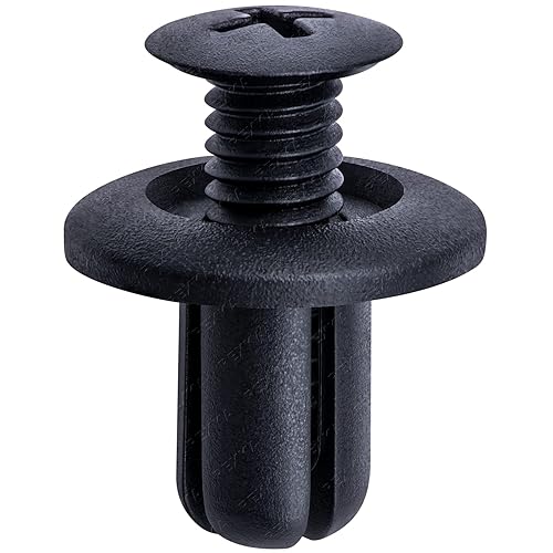 Miniatura 1 de Rexka 30 piezas de 0.315 in agujero Fender Liner cubierta parachoques protector contra salpicaduras motor retenedor clip sujetador compatible con