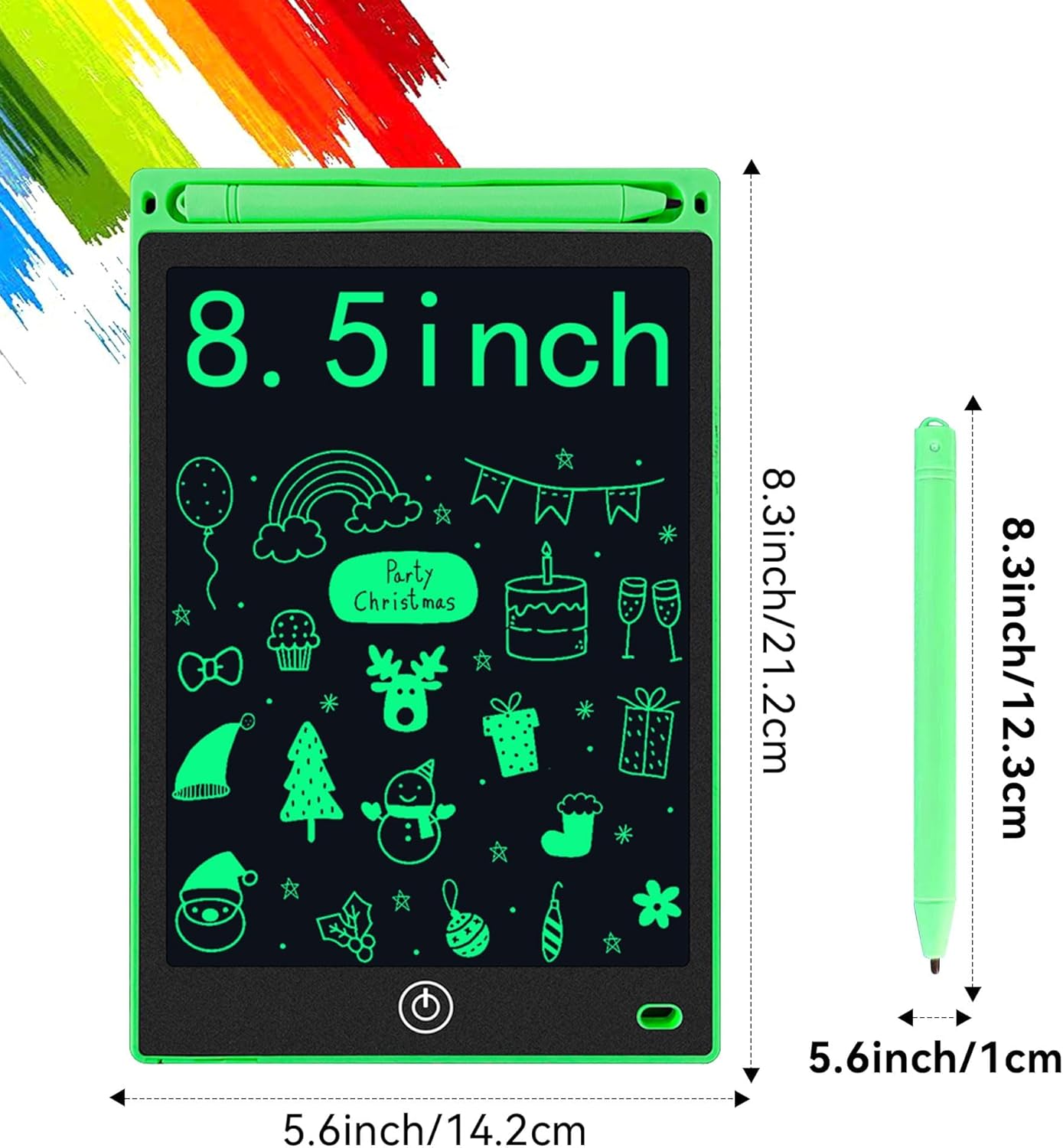 8.5" LCD Writing Tablet for Kids - Bulk 30pcs Doodle Board, Mess Free Coloring for Toddlers, 8.5inch Drawing Tablet pad, Kids Classes Essentials, Toys Gifts for 3 4 5 6 7 8 Year Old Girls Boys