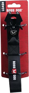 Boss Dog Tactical Leash, Black, 6 FT