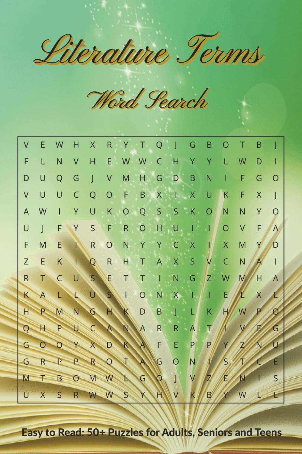 Literature Terms Word Search: English Language Devices and Vocabulary
