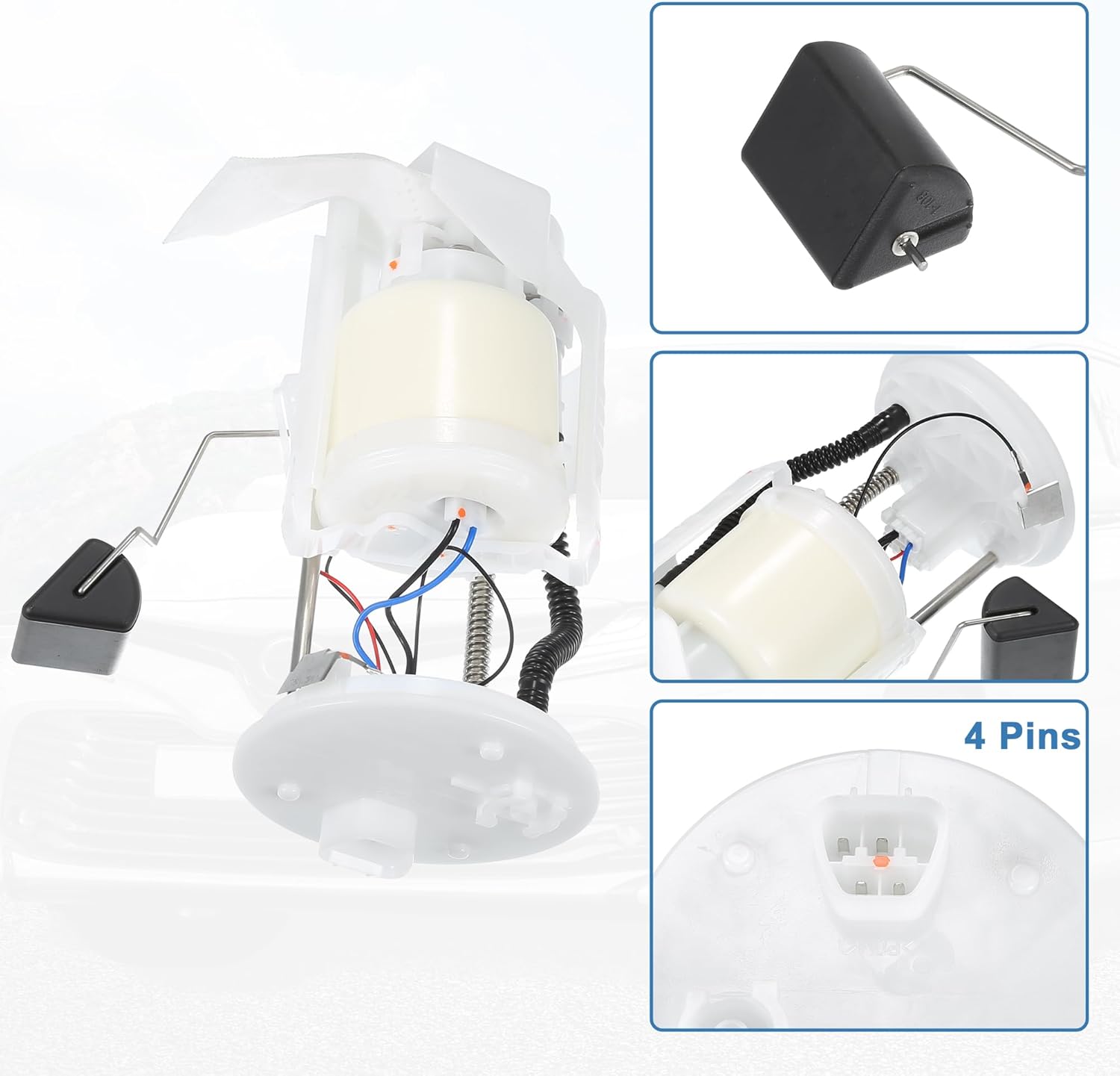 X AUTOHAUX Electric Fuel Pump Module Assembly No.77020-06131/7702006130 Petrol Pumps Replacement for Toyota Camry L4 2.4 2007-2009