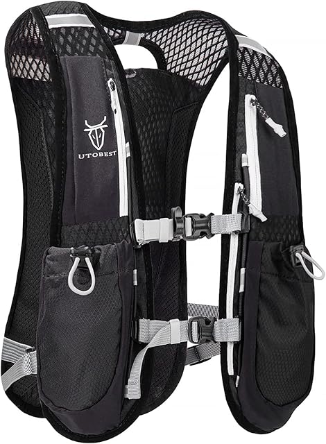 UTOBEST Running Backpacks Lightweight Hydration Pack Functional Running Vest 5.5L