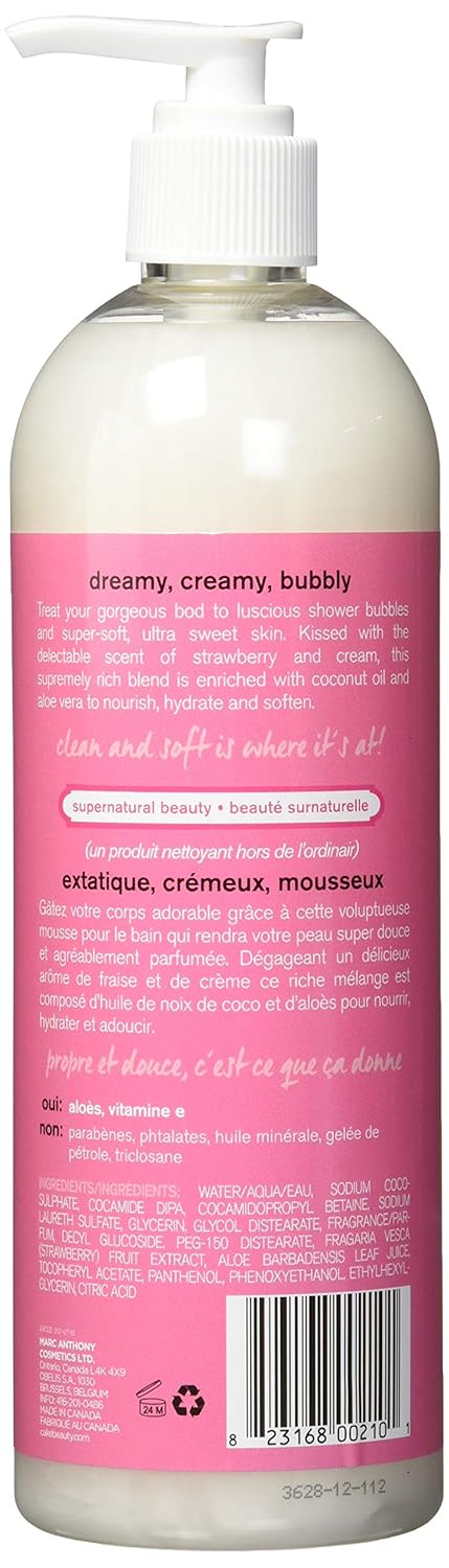 Delectable Supremely Rich Strawberry & Cream Body Wash, 460 ml