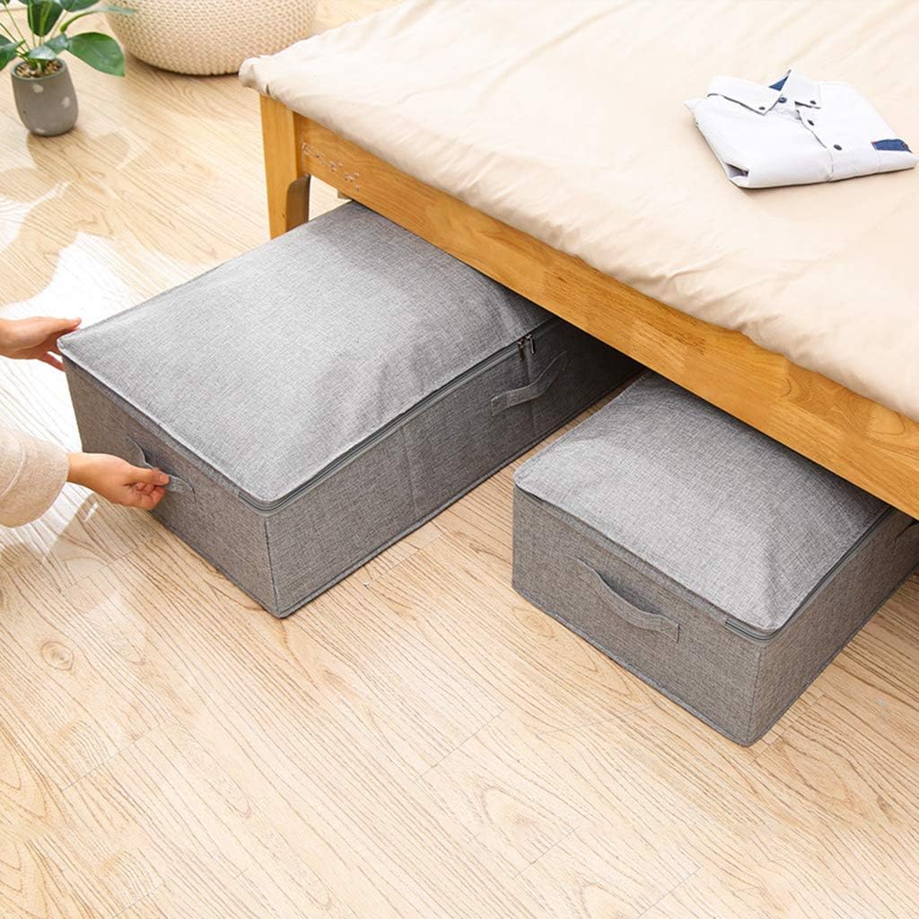 Under Bed Storage Containers Blankets Cloth Shoes Box with Lids