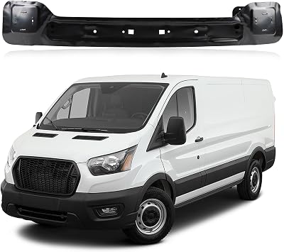 Front Bumper Reinforcement Compatible with Ford Transit-150 250 350 350 HD 2015-2021 Upper Bumper Face Bar Reinforcement Impact Cross Member ReplaceLK4Z17757B,LK4Z17757A,FO1006271