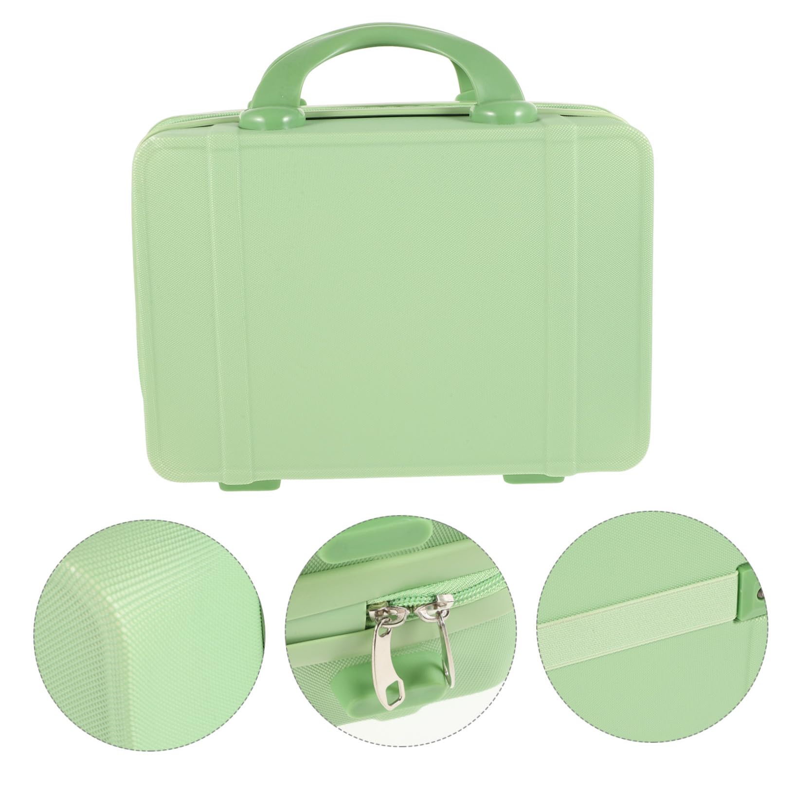 Mini Schminkkoffer Reise Kosmetikkoffer Tragbare Kosmetiktasche Hartschalen Make Up Tasche Kleiner Schminke Koffer für Damen Aufbewahrungsbox für Make-up Schmuck und Utensilien