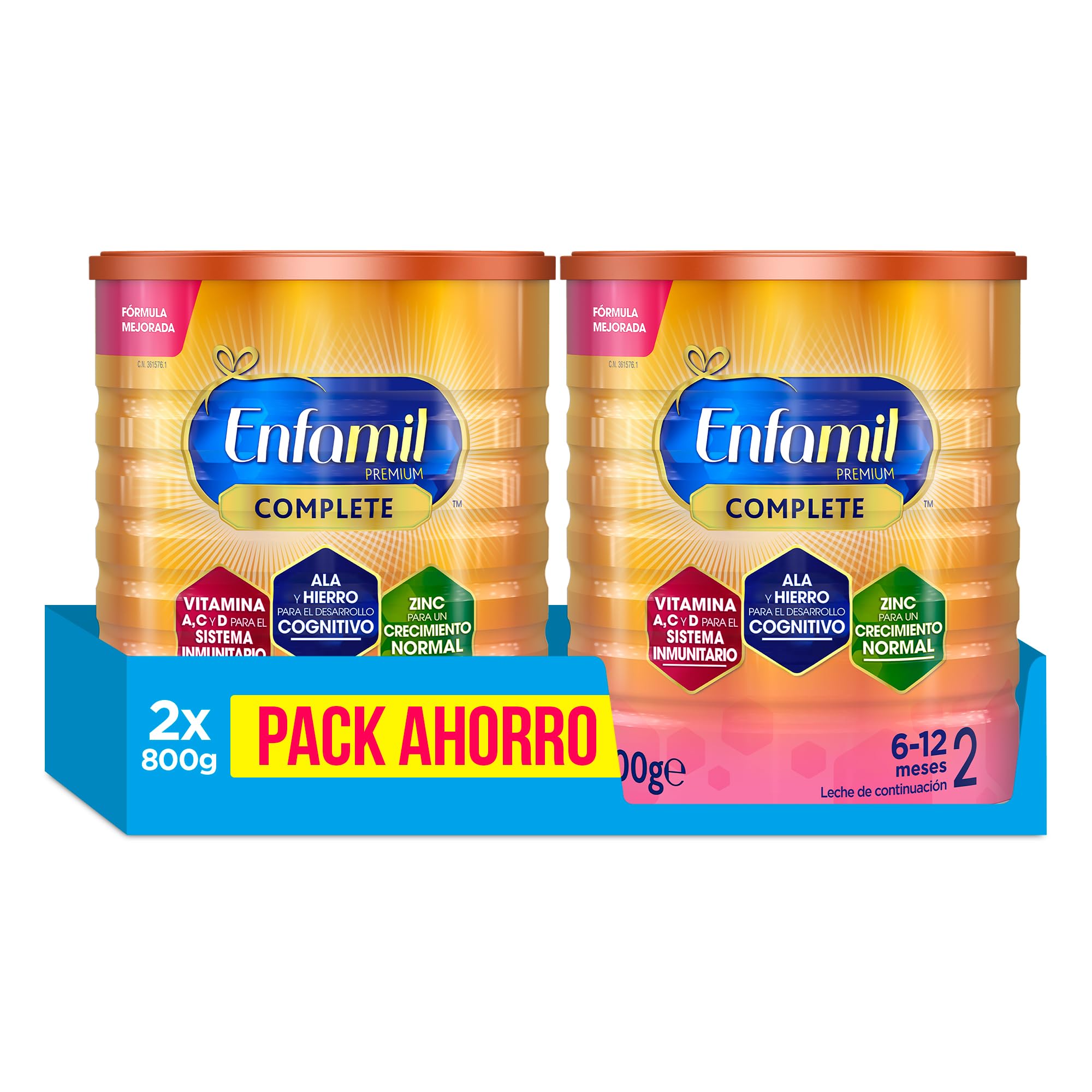 Enfamil Premium Complete 2 - Leche Infantil De Continuación Para Lactantes Bebés De 6 A 12 Meses - 800 g — view 10