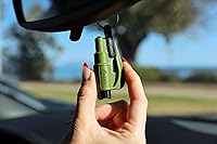 Vista 11 de Resqme, Llavero de Auto Original con Herramienta de Escape, Fabricado en EE. UU. (Azul), 2 unidades, Negro