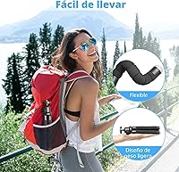 Vista 5 de UBeesize - Trípode para teléfono, portátil y flexible, con control remoto inalámbrico y pinza, soporte para trípode de teléfono celular