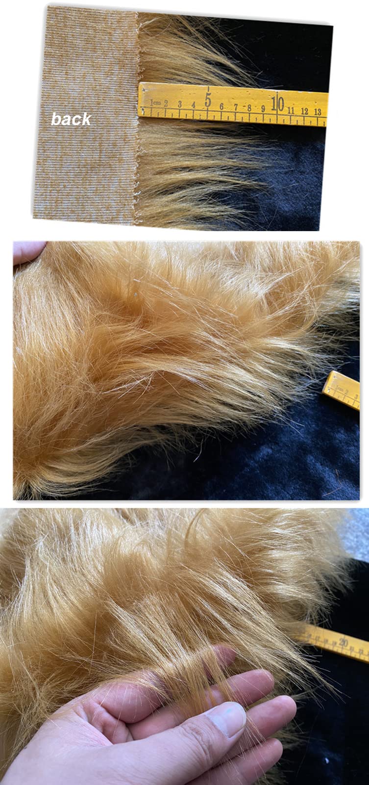 Generic Tessuto, Tessuto da Cucire Tessuto Peluche Utilizzato per Cucire Abbigliamento e Tappeto Domestico/Arancione Rosso/1,6 * 1M