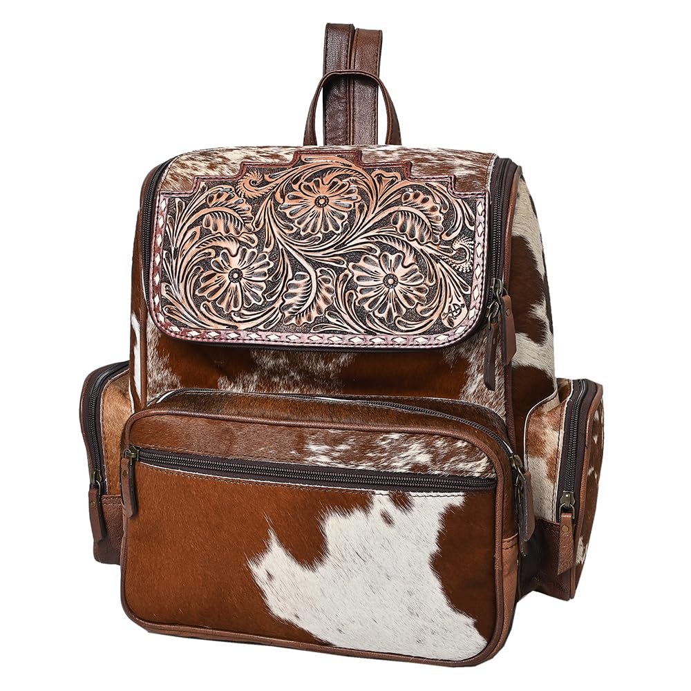 American Darling Backpack Hand Tooled Hair-onGenuine Leather women bag western handbag purse