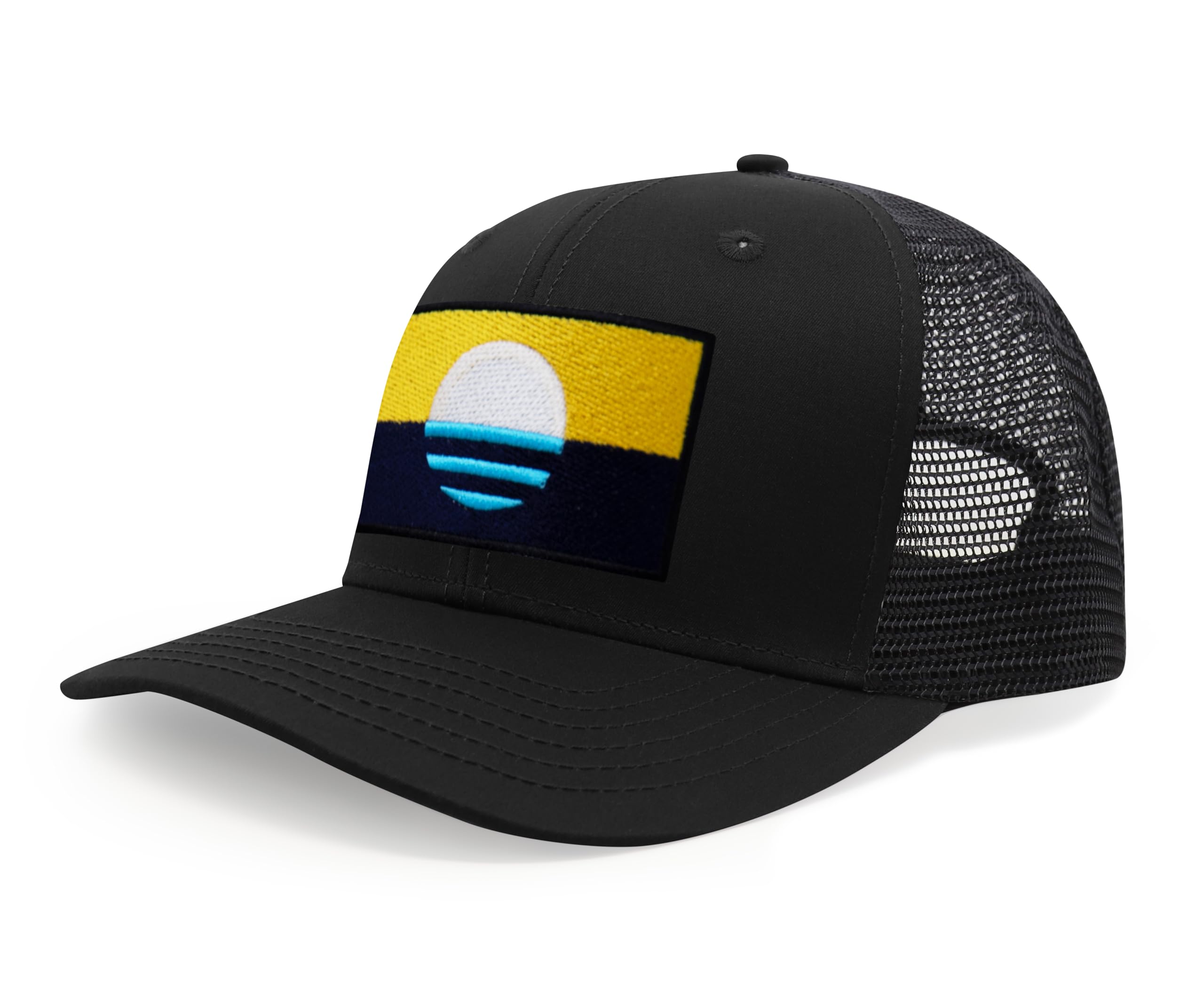 International Tie City Hat for Men and Women, Adjustable Snapback Trucker Baseball Cap with Embroidered Patch