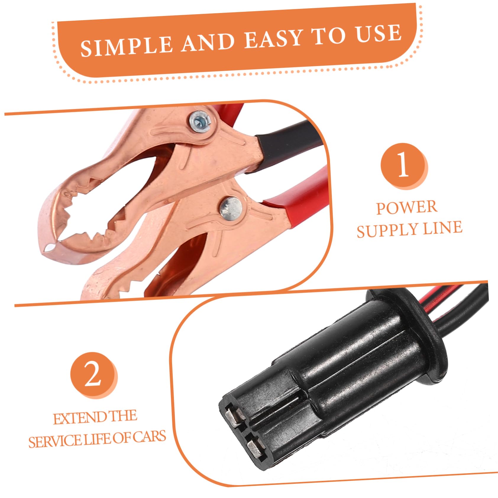 VINTORKY 2pcs Injector Cleaning Tool Manual Injector Cleaner Power Cords for Automotive Efficiency and Engine Performance