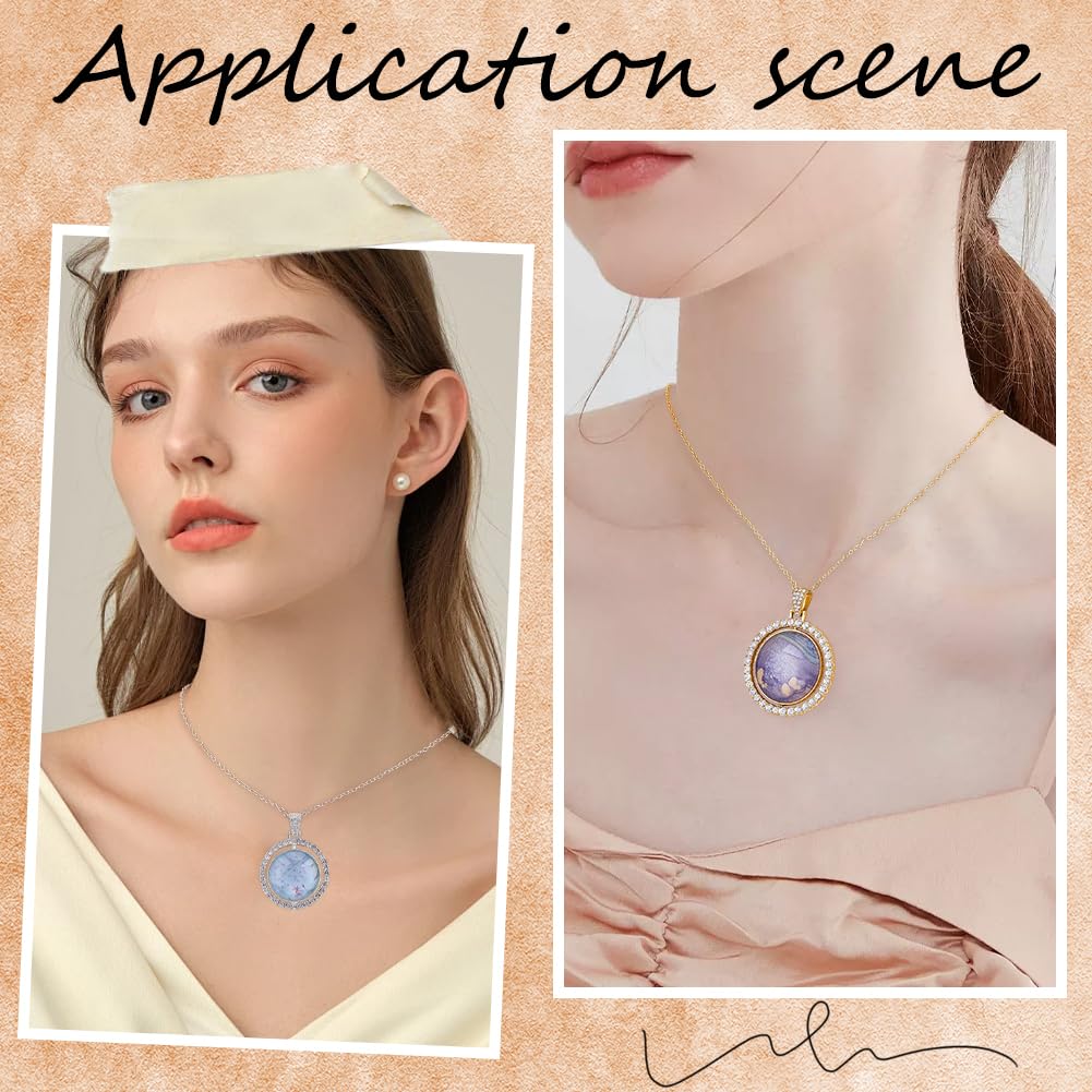 SOFPLATE 1 Boîte De 24 Plateaux Ronds En Strass De 30mm Ensemble