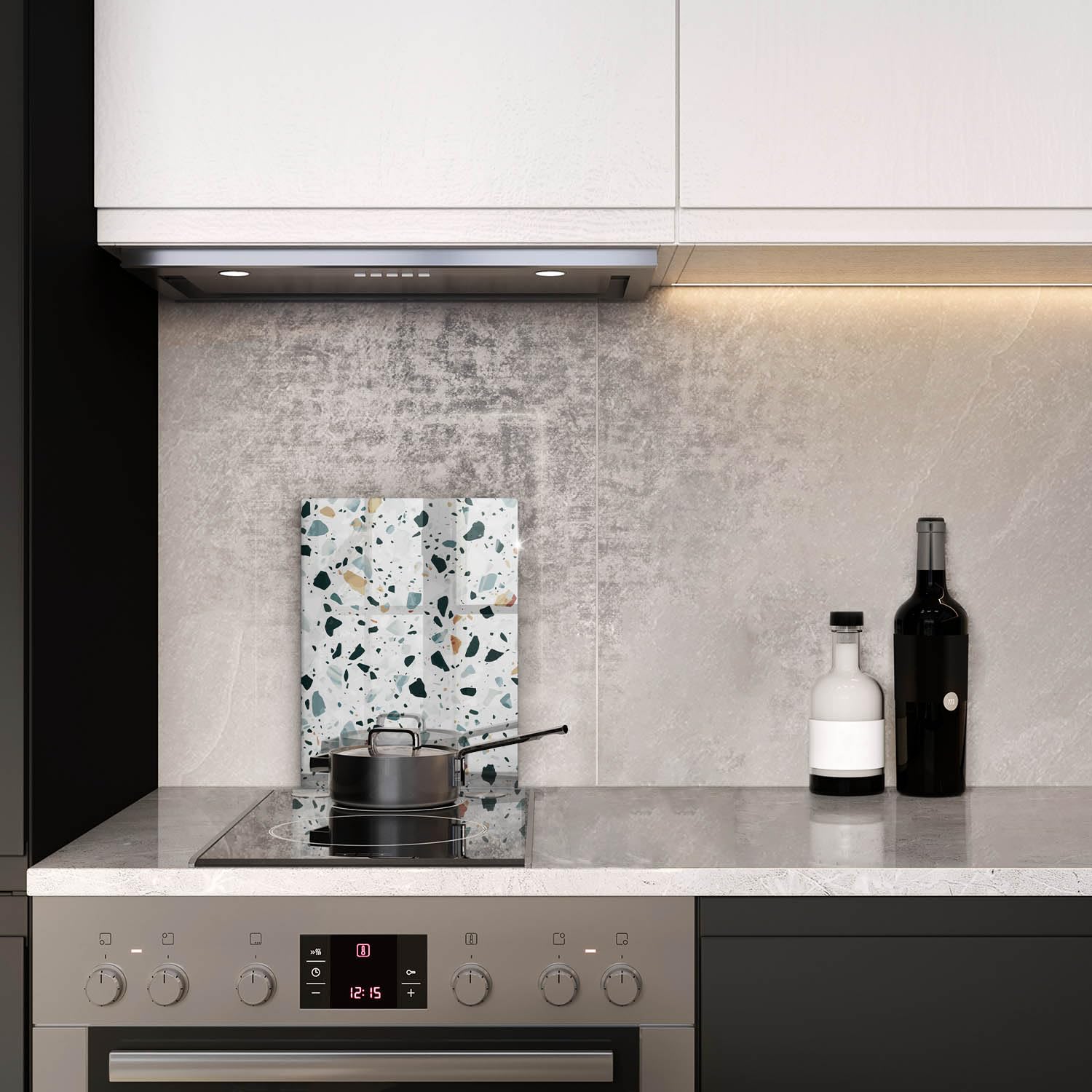 Tabla de cocina | Blanco | Superficie impresa