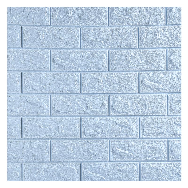 Naklejki na panele ścienne 3D, tapeta, tapeta z cegły 3d, wodoodporna, panele ścienne z pianki imitującej cegłę do odklejania i klejenia, panele ścienne 3d 77 x 70 cm