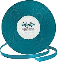 Vista 4 de Cinta de color malva antiguo de 1/4 de pulgada, rollo de satén de 36 yardas, perfecto para arte, boda, baby shower, embalaje de cumpleaños, álbumes