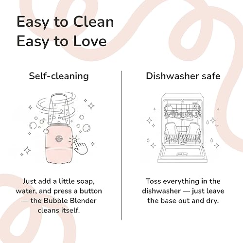 Miniatura 4 de Licuadora de burbujas, fabricante de alimentos para bebés y licuadora de puré con 2 vasos de vidrio de borosilicato, bala compacta para batidos,