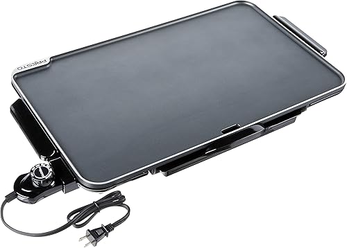 Miniatura 4 de Presto 07072 Plancha Slimline, negro, 22" y 06852 Sartén eléctrica de 16 pulgadas con cubierta de vidrio